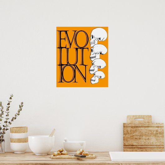 Evolution Poster (Küche)