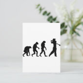 Evolution Postkarte (Stehend Vorderseite)