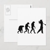 Evolution Postkarte (Vorne/Hinten)