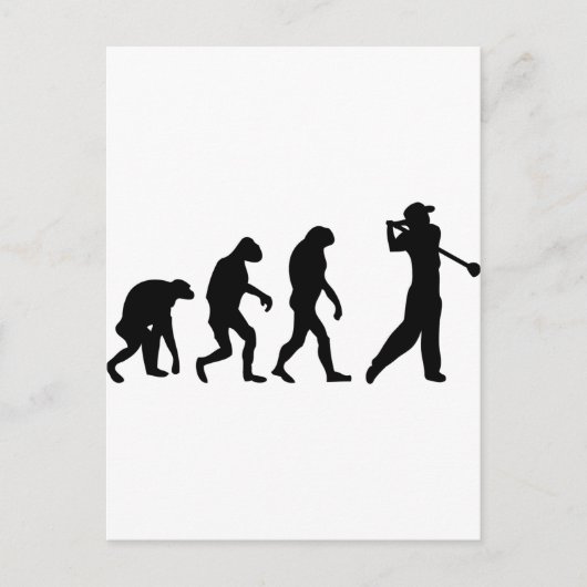 Evolution Postkarte (Vorderseite)