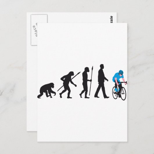 Evolution Postkarte (Vorne/Hinten)