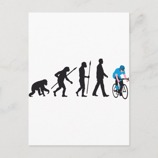 Evolution Postkarte (Vorderseite)