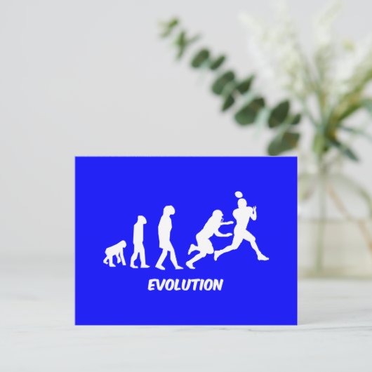 Evolution Postkarte (Stehend Vorderseite)