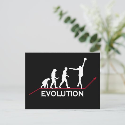 Evolution Postkarte (Stehend Vorderseite)