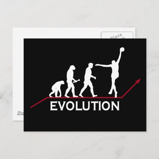 Evolution Postkarte (Vorne/Hinten)