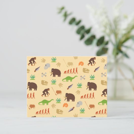 Evolution Postkarte (Stehend Vorderseite)