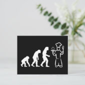 Evolution Postkarte (Stehend Vorderseite)