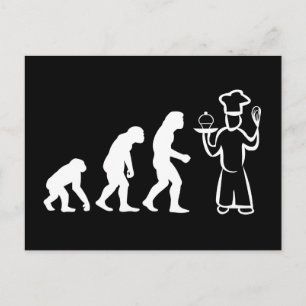 Evolution Postkarte