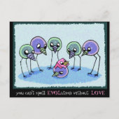 Evolution Postkarte (Vorderseite)