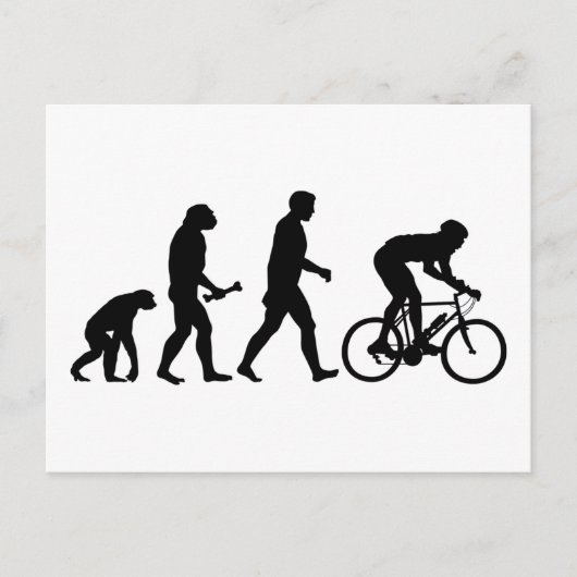 Evolution Postkarte (Vorderseite)