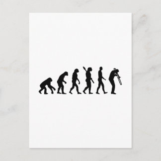 Evolution Postkarte