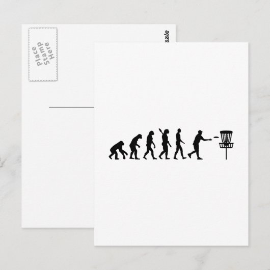 Evolution Postkarte (Vorne/Hinten)