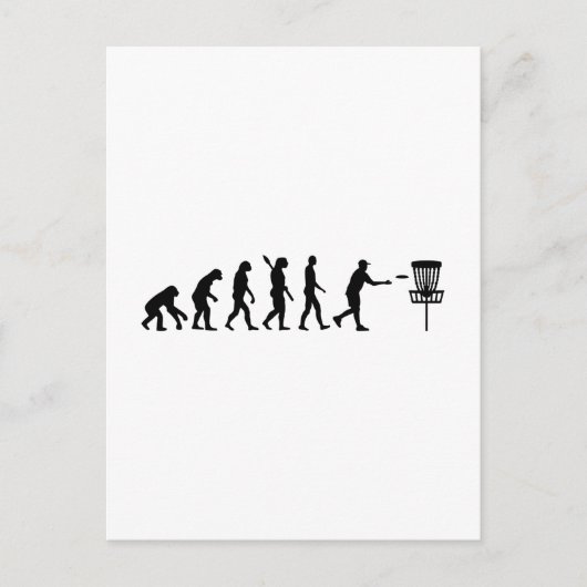 Evolution Postkarte (Vorderseite)
