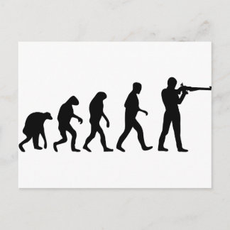 Evolution Postkarte