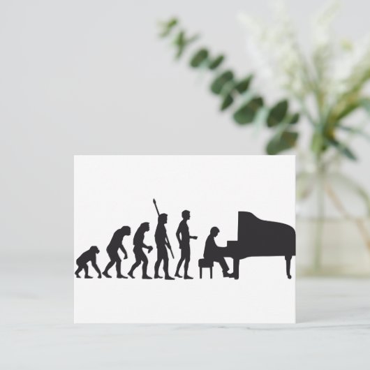 Evolution Postkarte (Stehend Vorderseite)