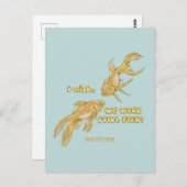 Evolution Postkarte (Vorne/Hinten)