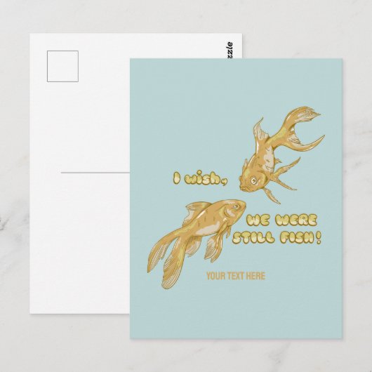 Evolution Postkarte (Vorne/Hinten)