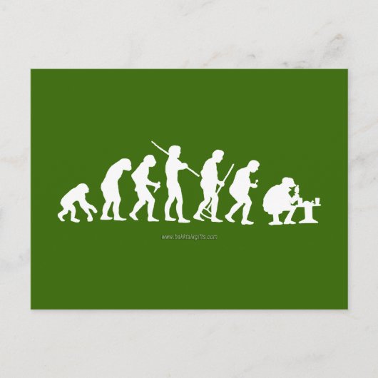 Evolution... Postkarte (Vorderseite)