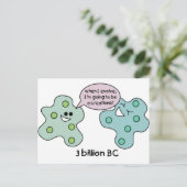 Evolution Postkarte (Stehend Vorderseite)