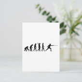 Evolution Postkarte (Stehend Vorderseite)