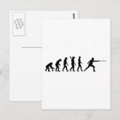 Evolution Postkarte (Vorne/Hinten)