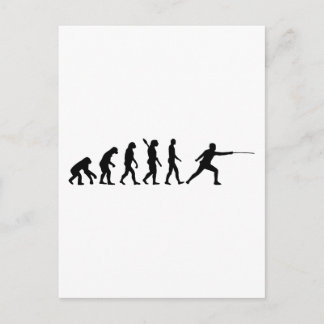 Evolution Postkarte
