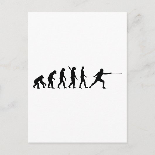 Evolution Postkarte (Vorderseite)