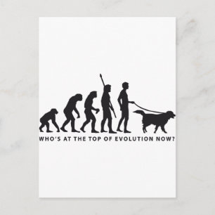 Evolution Postkarte