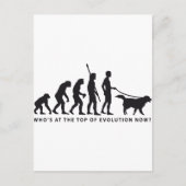 Evolution Postkarte (Vorderseite)