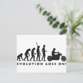 Evolution Postkarte (Stehend Vorderseite)