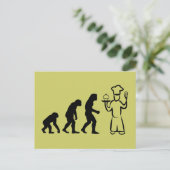 Evolution Postkarte (Stehend Vorderseite)