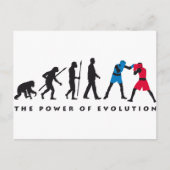 Evolution Postkarte (Vorderseite)