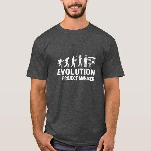 Evolution - Projektmanager T-Shirt (Vorderseite)