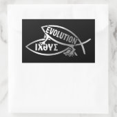 Evolution - Prokretion Rechteckiger Aufkleber (Tasche)