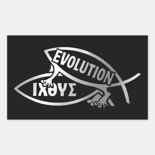 Evolution - Prokretion Rechteckiger Aufkleber (Vorderseite)