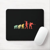 Evolution Rack Pool Billiard Player Billiard Cue Mousepad (Mit Mouse)