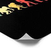 Evolution Rack Pool Billiard Player Billiard Cue Poster (Ecke)