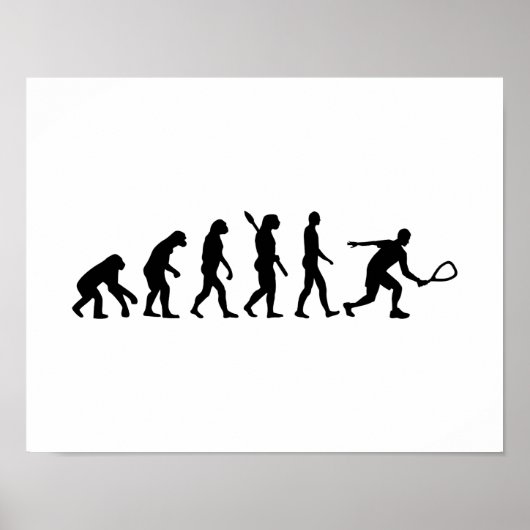 Evolution Racquetball Poster (Vorne)