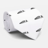 Evolution Radfahrer-Männer schwarz oder des blauen Krawatte (Gerollt)