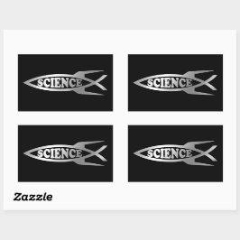 Evolution - Raketenwissenschaft Rechteckiger Aufkleber