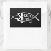 Evolution - Realitätsbisse Rechteckiger Aufkleber (Tasche)
