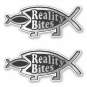 Evolution - Reality Bites x 2 Aufkleber (Vorderseite)