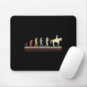Evolution Reiten 1 Mousepad (Mit Mouse)