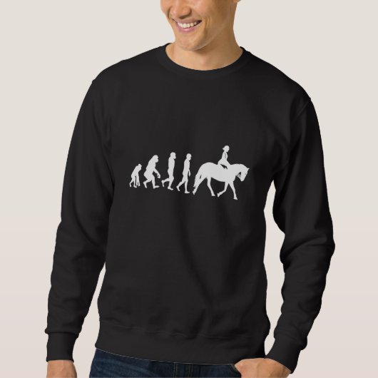 Evolution Reiten Sweatshirt (Vorderseite)