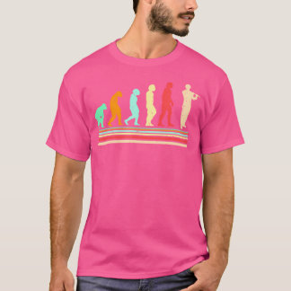 Evolution Retro Flutist Marching Band Musici T-Shirt
