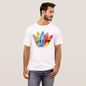 Evolution Retro Surfing T-Shirt (Vorne ganz)