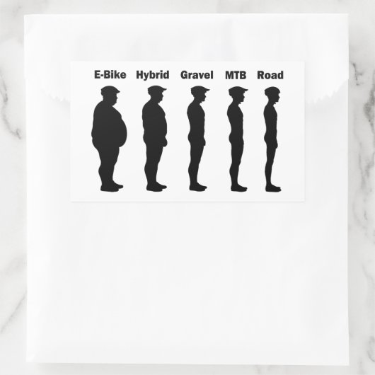 Evolution Roadie Rechteckiger Aufkleber (Tasche)