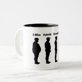 Evolution Roadie Zweifarbige Tasse (Vorderseite Links)