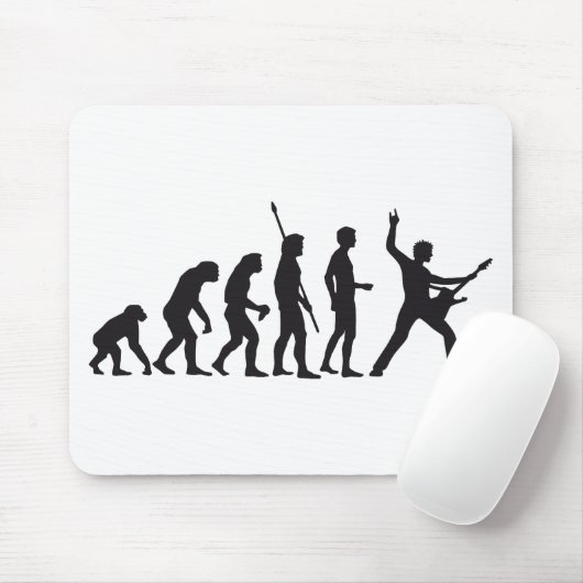 evolution rocks mousepad (Mit Mouse)