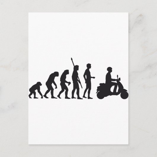 Evolution Roller Postkarte (Vorderseite)